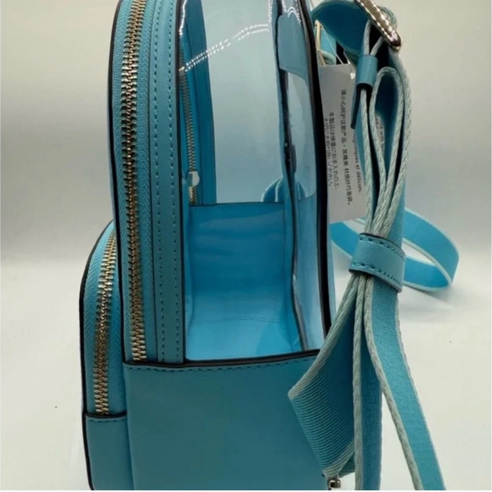 NWT Kate Spade Clare See Through Small Backpack 
Color Blue Agate Multi - Picture 8 of 8
